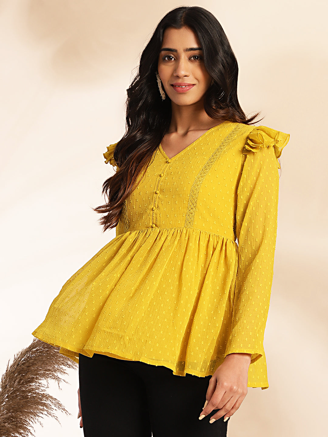 Bibiy. LOLA PEPLUM トップス｜新品未使用 BIBIY. MADE | LOLA PEPURAMU TOP WHITE｜Bibiy.
